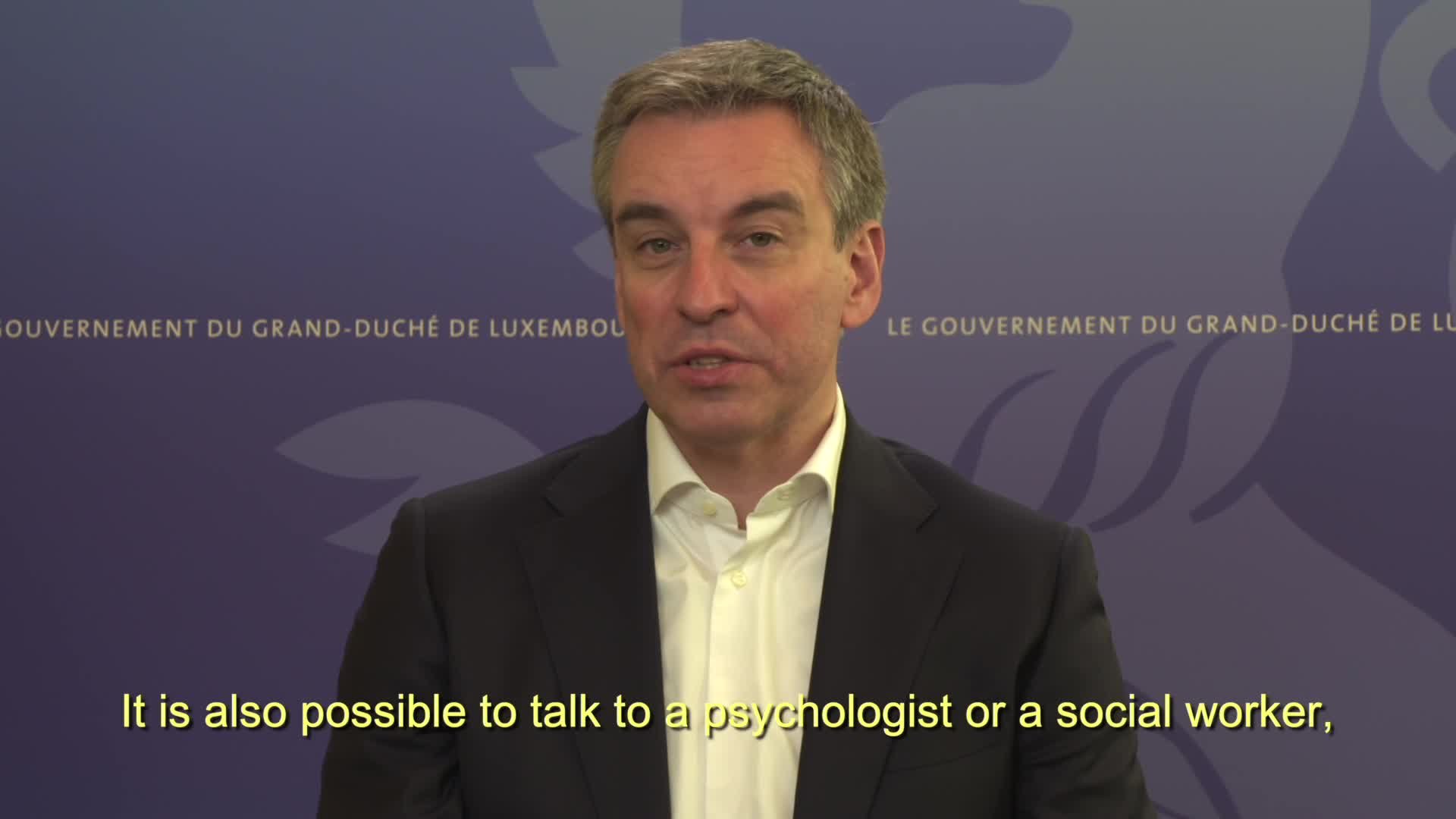 Covid19 - The Minister of Education, Children and Youth, Claude Meisch, informs