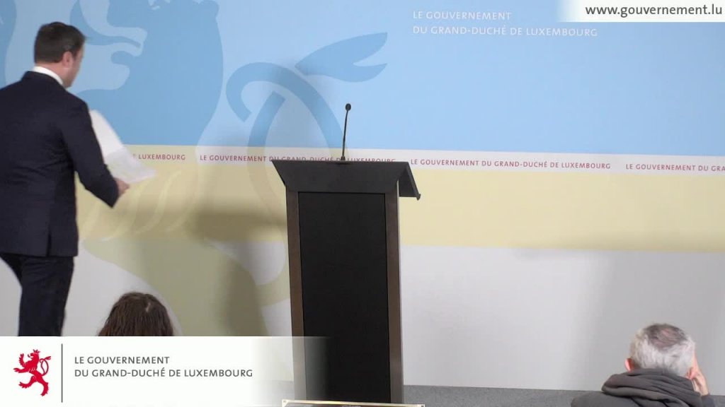Briefing du Premier ministre Xavier Bettel suite aux travaux du Conseil de gouvernement du 2 mars 2018