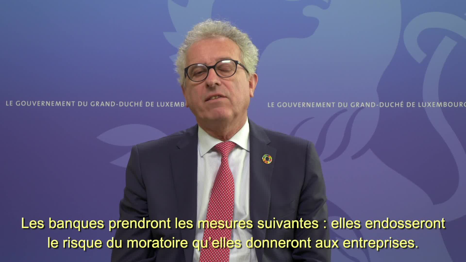 Covid19 - The Minister of Finance, Pierre Gramegna, informs