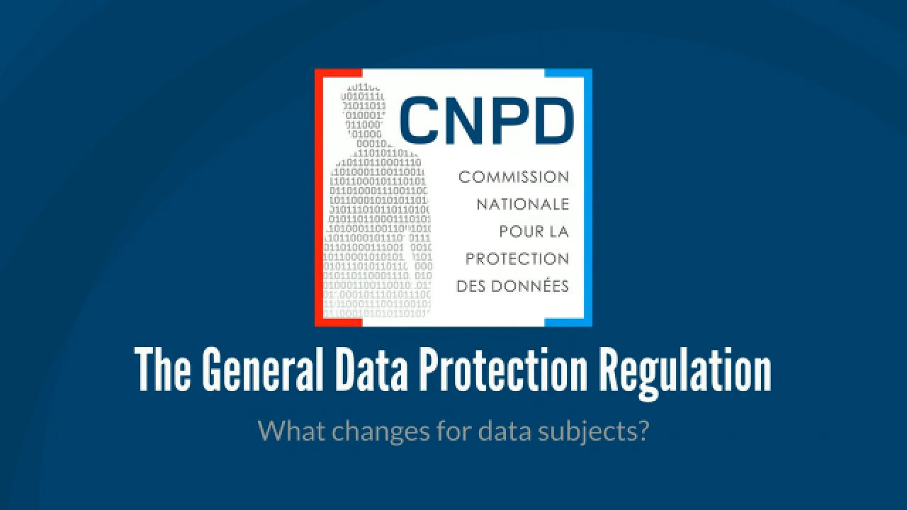 The General Data Protection Regulation - What changes for controllers data subjects?