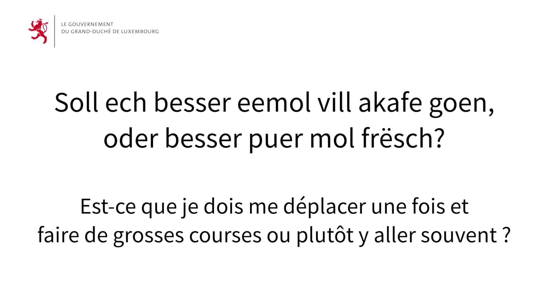 Covid19 - Le ministre des Classes moyennes, Lex Delles, informe