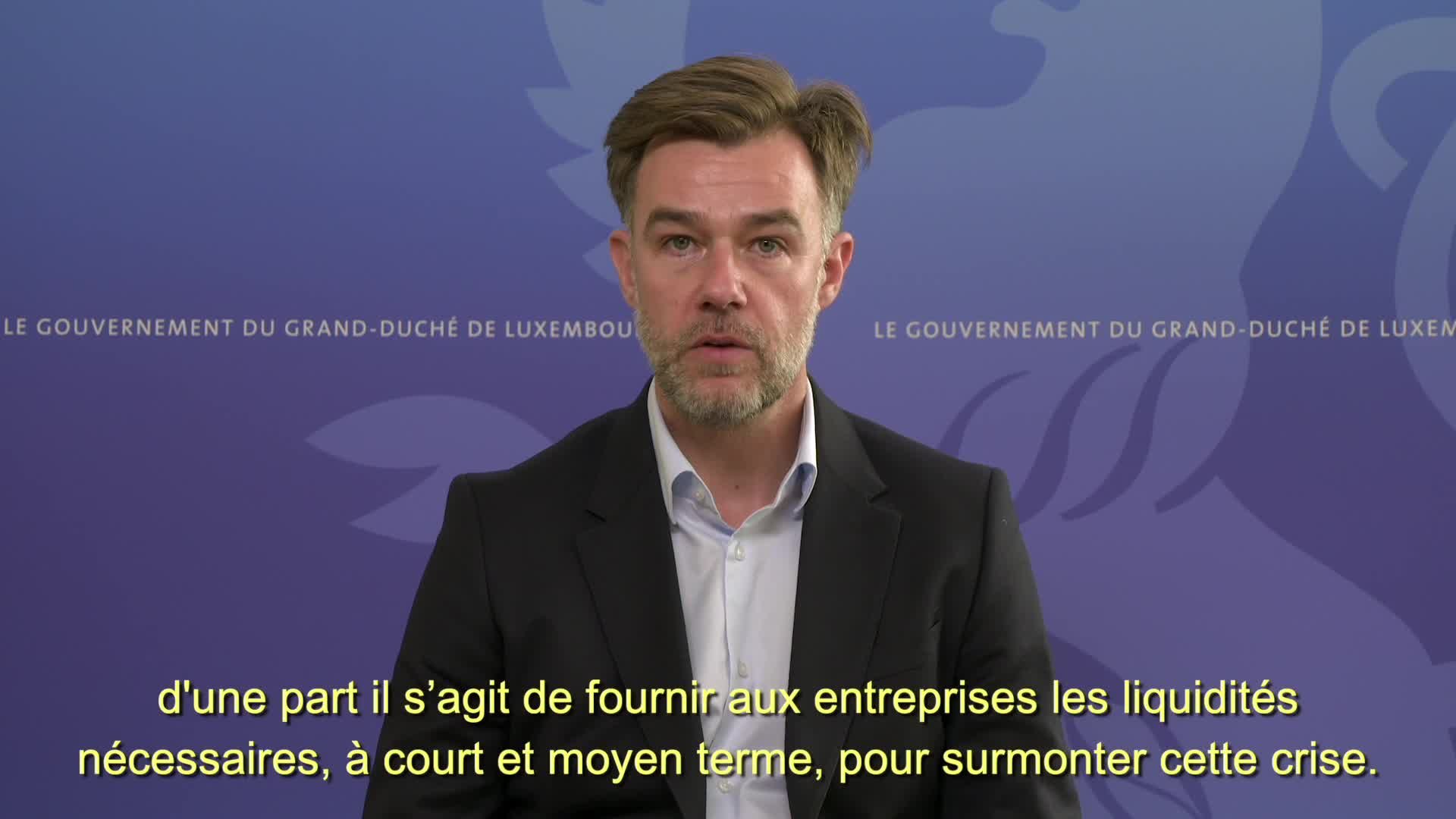 Covid-19 : Le ministre de l'Économie, Franz Fayot, informe