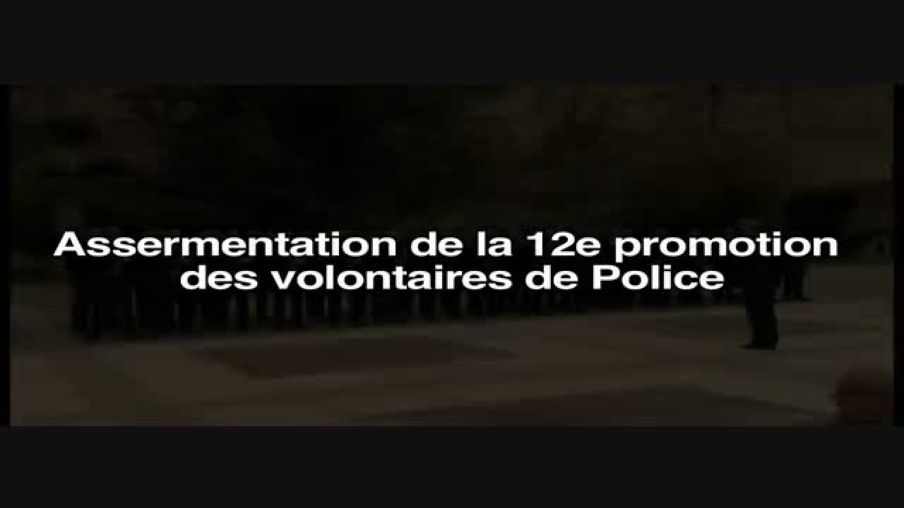 Police / 2012 / Assermentation de la 12e promotion des volontaires de police