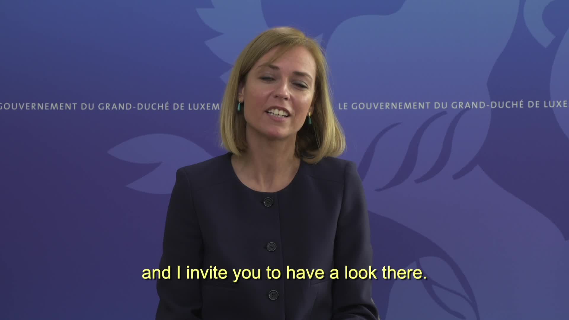 Covid19 - The Minister for Home Affairs, Taina Bofferding, informs