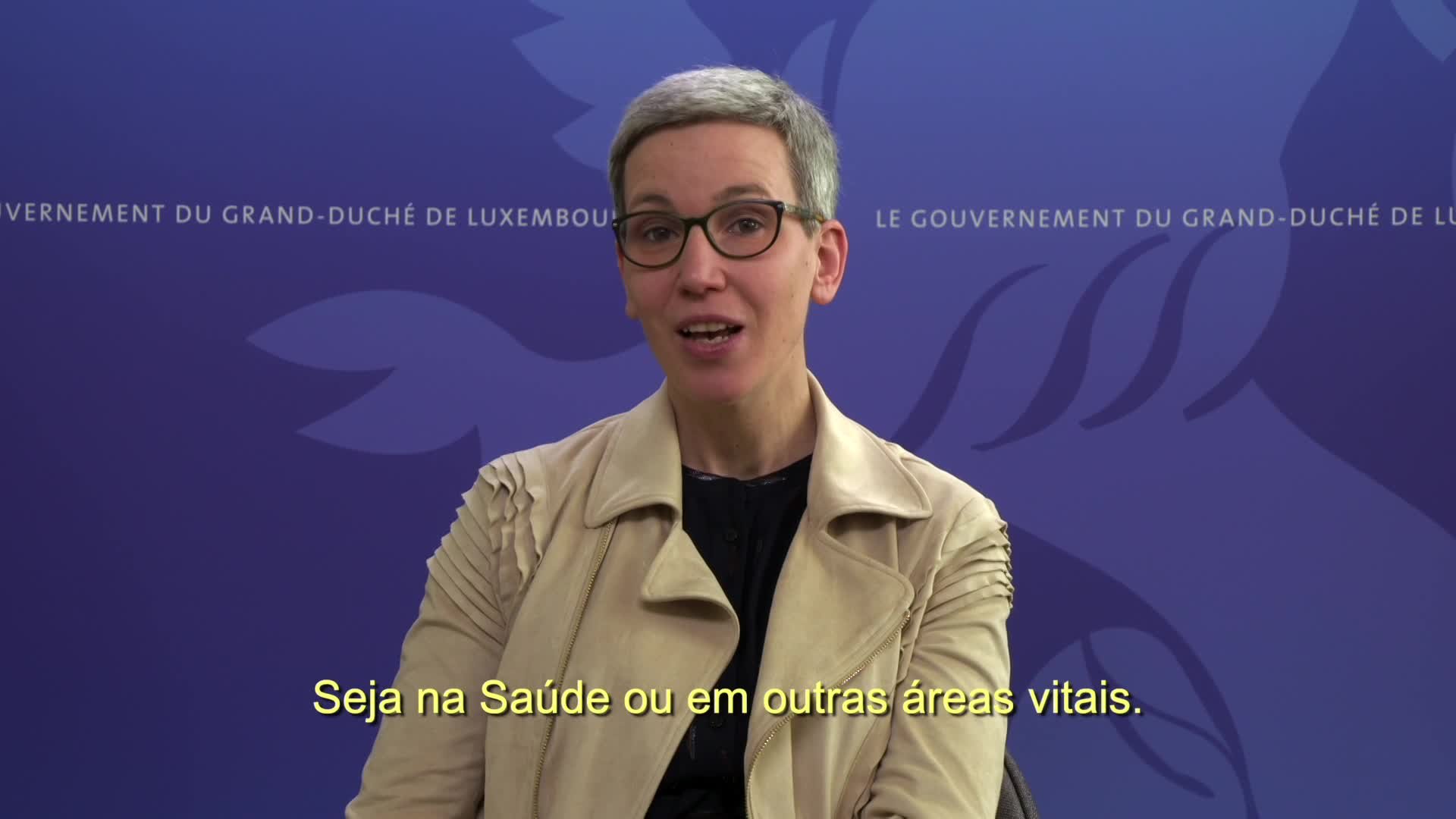 Covid19 - A Ministra da Justiça, Sam Tanson, informa