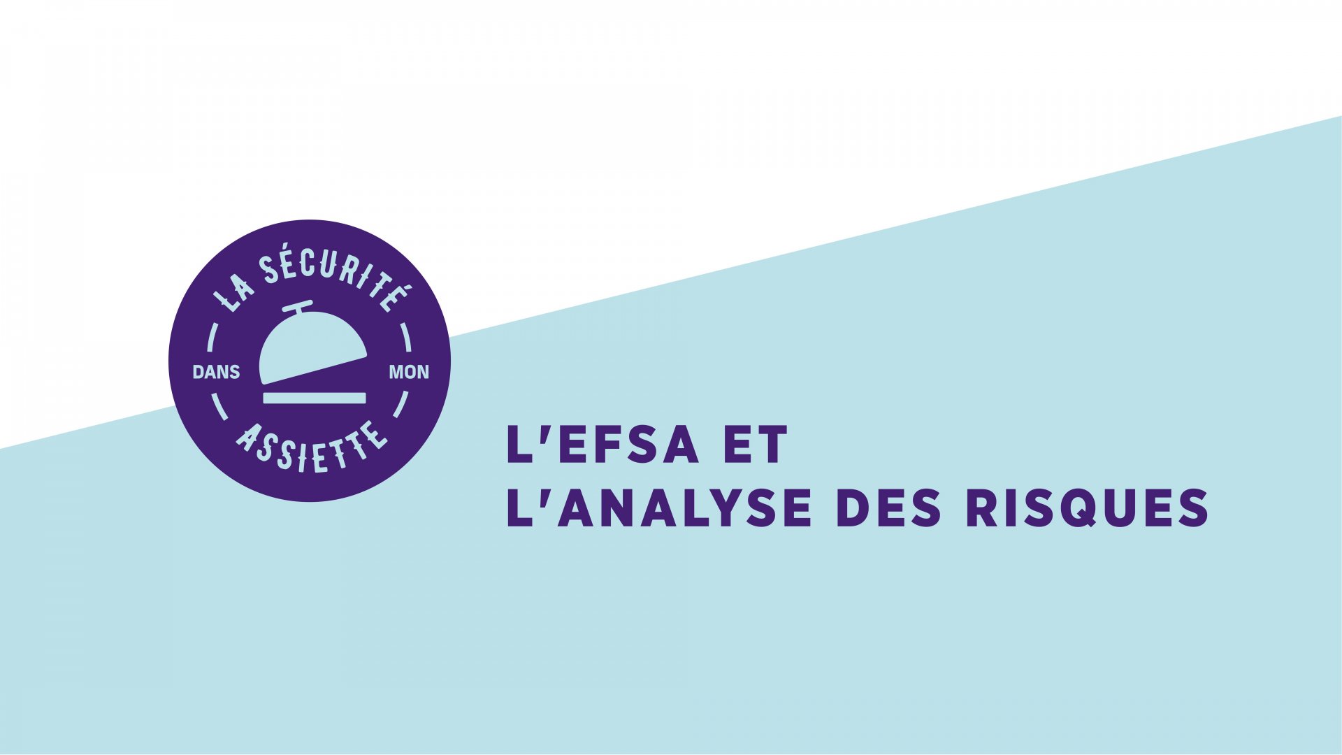 L'EFSA et l'analyse des risques (sous-titres DE)