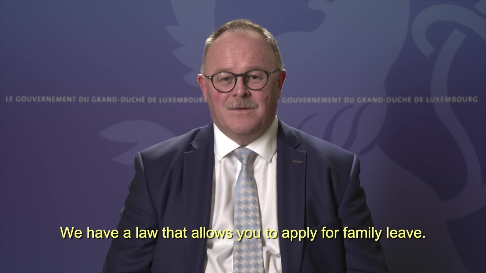 Covid19 - The Minister of Social Security, Romain Schneider, informs