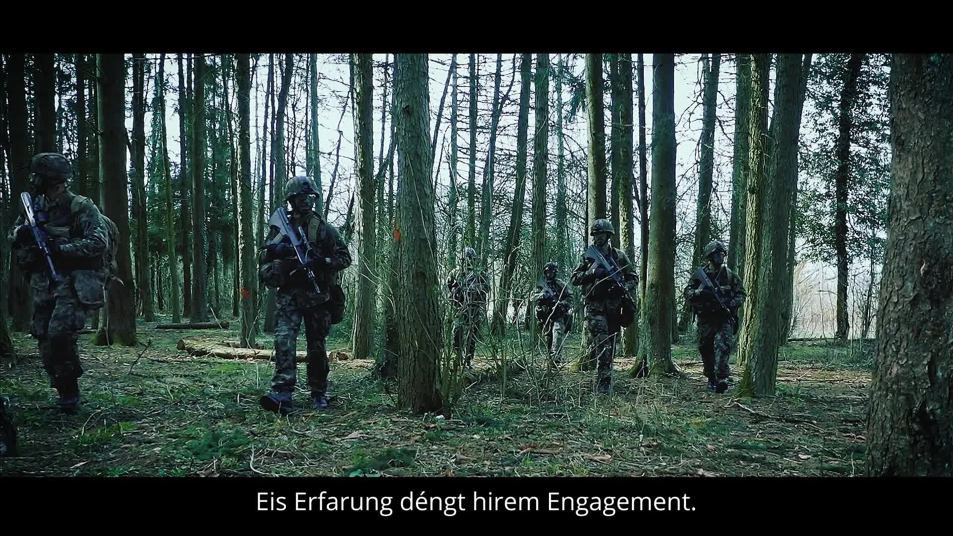 Métiers civils de l’Armée luxembourgeoise -sous-titre LB