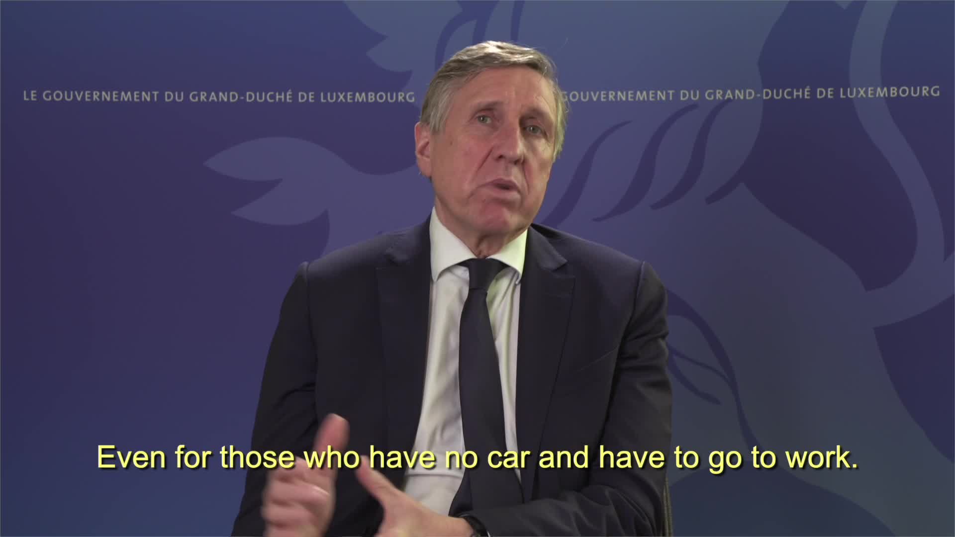 Covid19 - The Deputy Prime Minister, François Bausch, informs (Mobility)